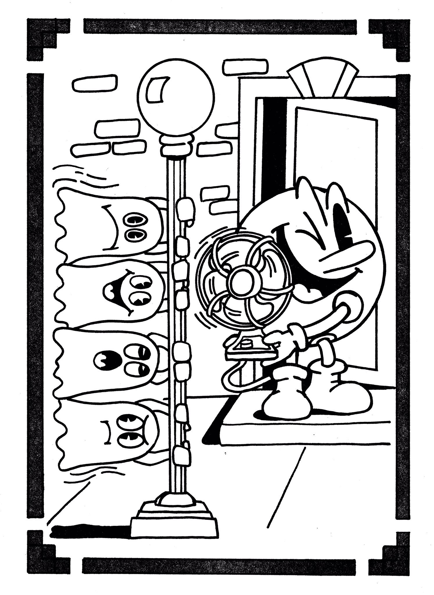 Videogamearttidbits on x four pages from a pac