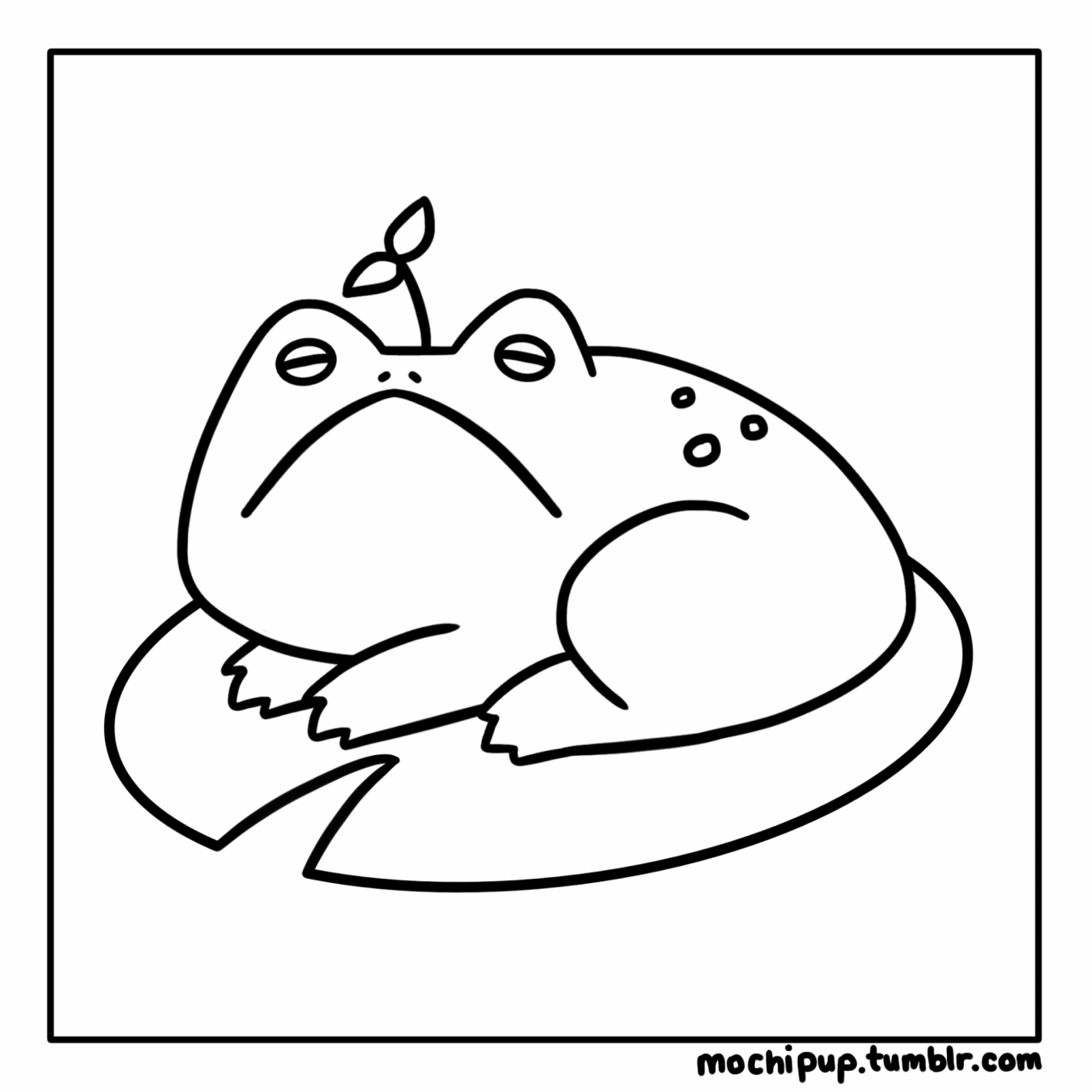Ððððð ððð â heres a froggy colouring page i drew a pac
