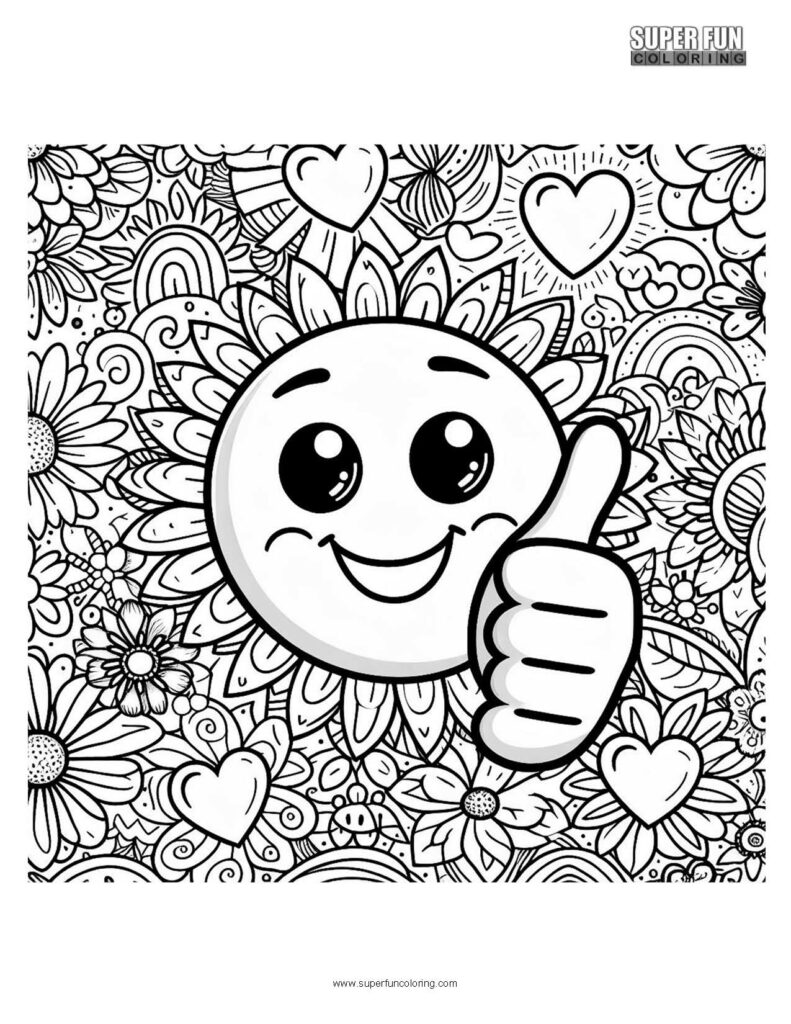 Emoji coloring sheets