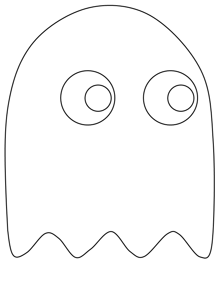 Free printable pac man template