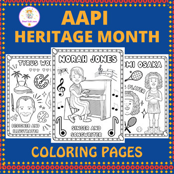 Asian american pacific islander coloring pages celebrate aapi heritage month