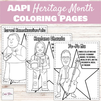 Asian american pacific islander aapi heritage month coloring pages