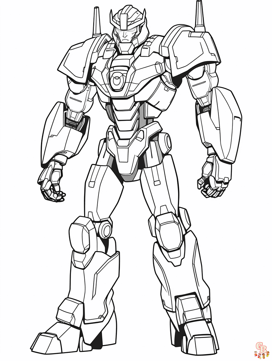 Printable voltron coloring pages free for kids and adults