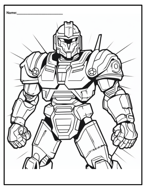 Best robot coloring pages of â