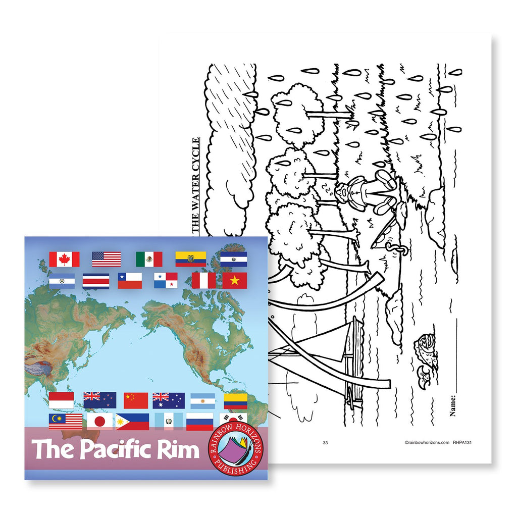 The pacific rim the water cycle diagram