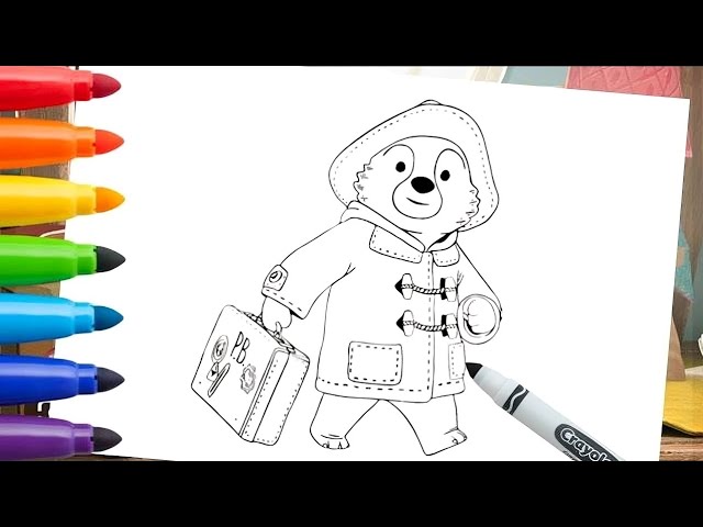 Coloring paddington bear fun coloring pages for kids