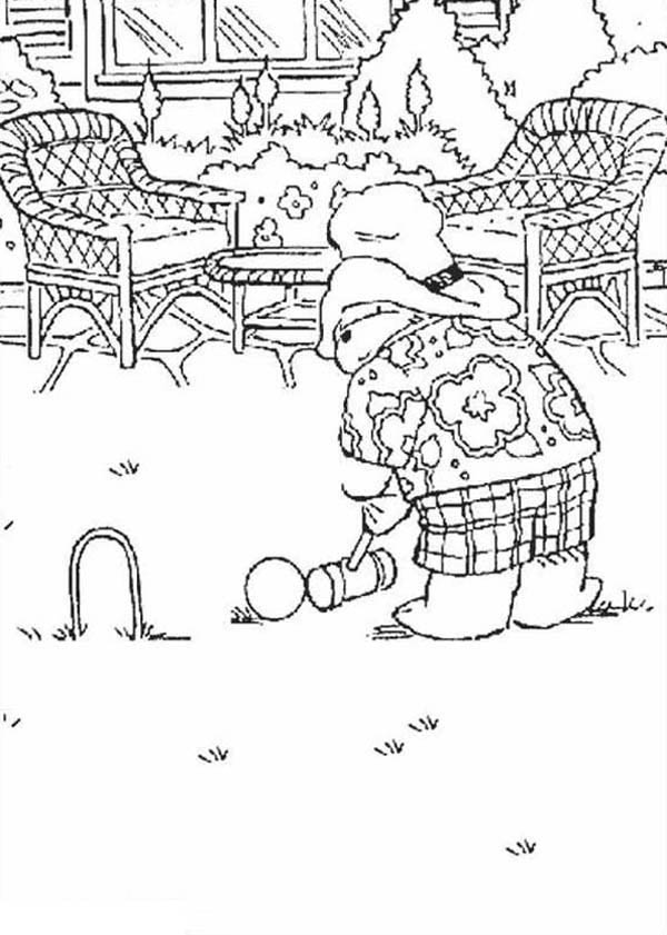 Picture of paddington bear coloring page color luna