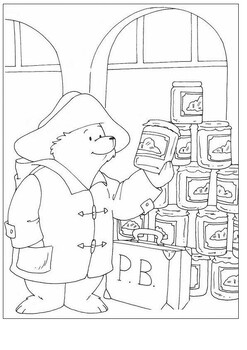 Paddington coloring by mrfitz tpt