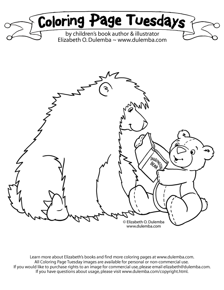 Coloring page tuesday