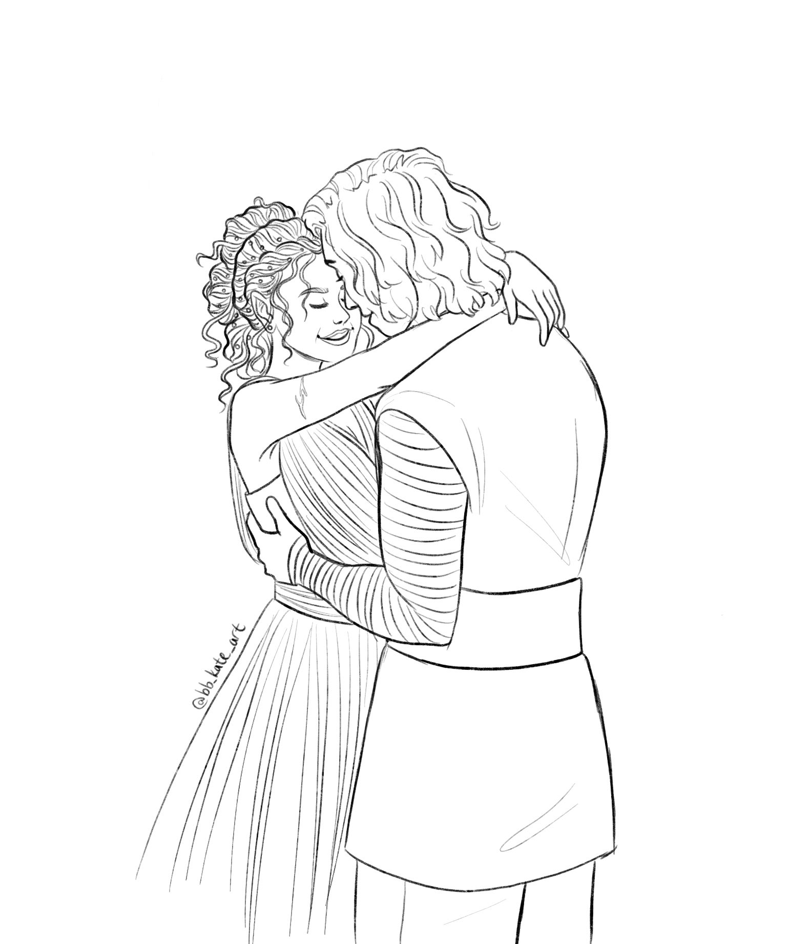 Baldurs kate on x inspired by selunchen here are some reylo plus one baby ben coloring pages for anyone who wants if you end up coloring any and want to show me