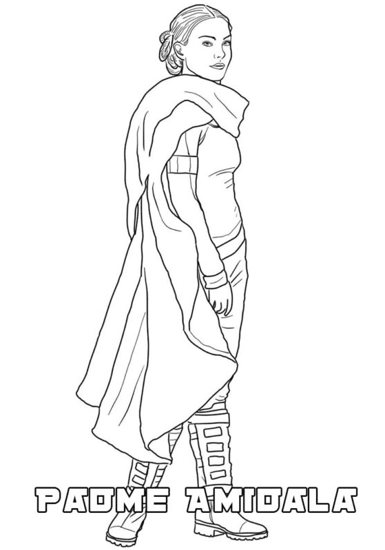 Padme coloring pages printable for free download