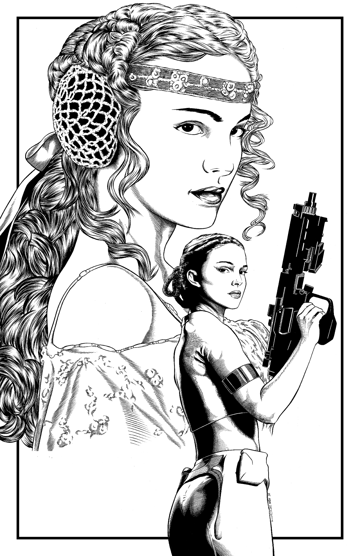 Padme coloring pages printable for free download