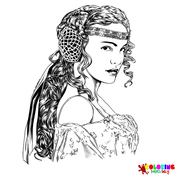 Padme coloring pages