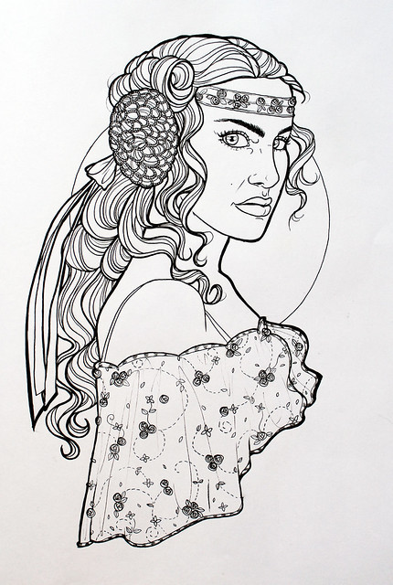 Padme i was too scared to color it stephanie