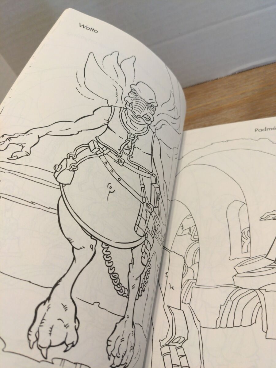 Star wars episode coloring book anakins adventures to color