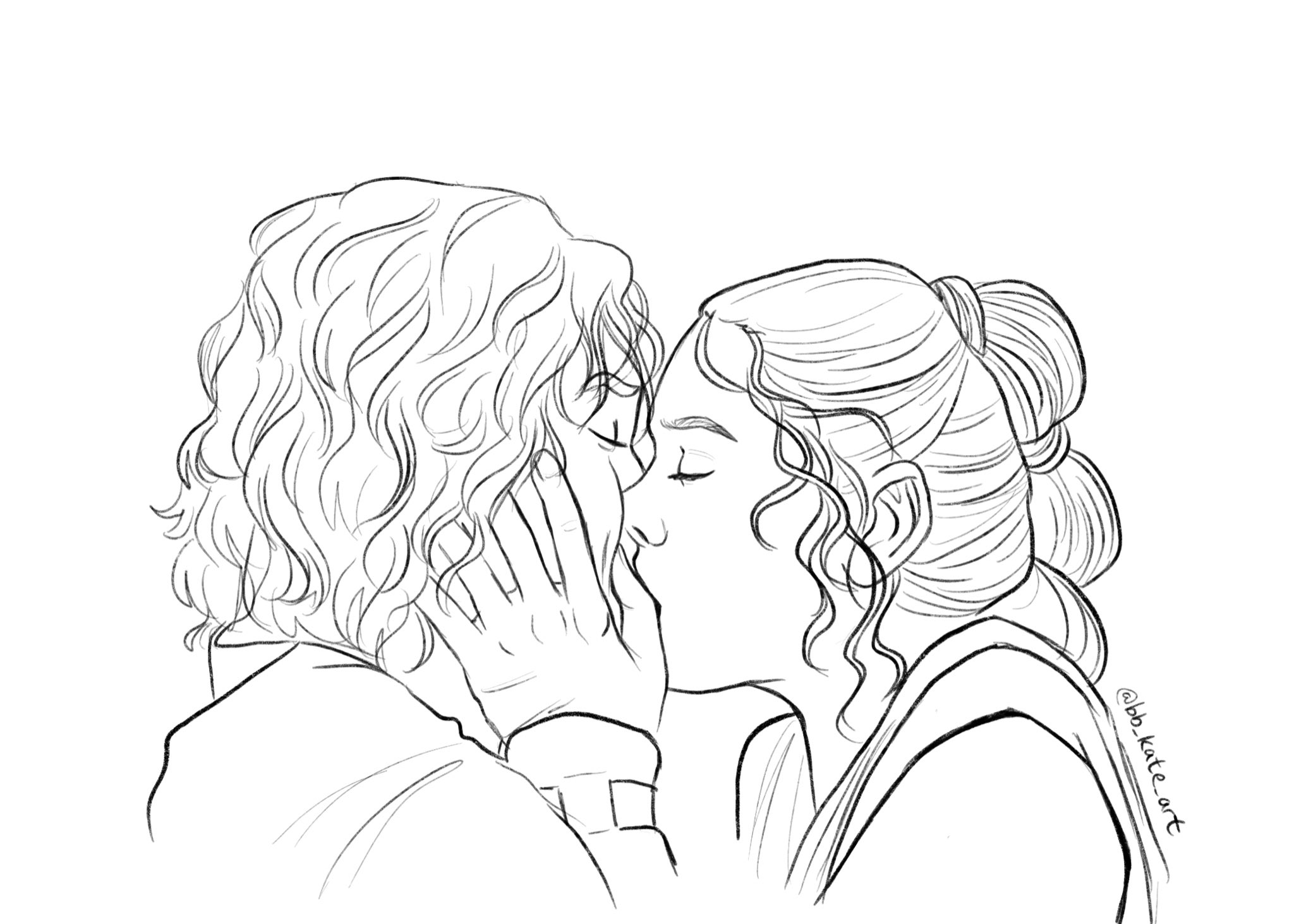 Baldurs kate on x inspired by selunchen here are some reylo plus one baby ben coloring pages for anyone who wants if you end up coloring any and want to show me