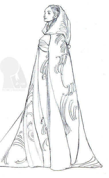 Padmã costume sketch