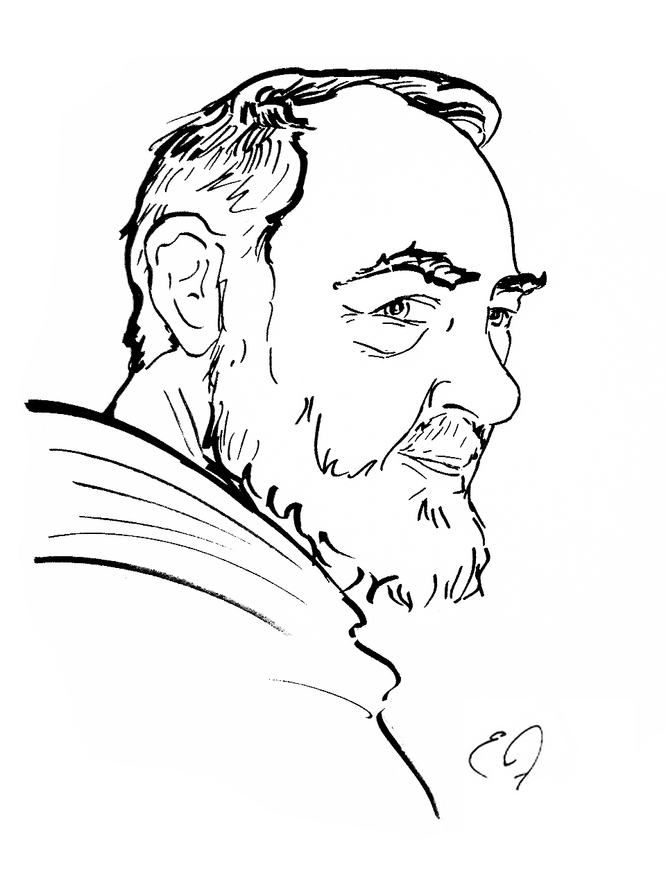 Saints coloring pages
