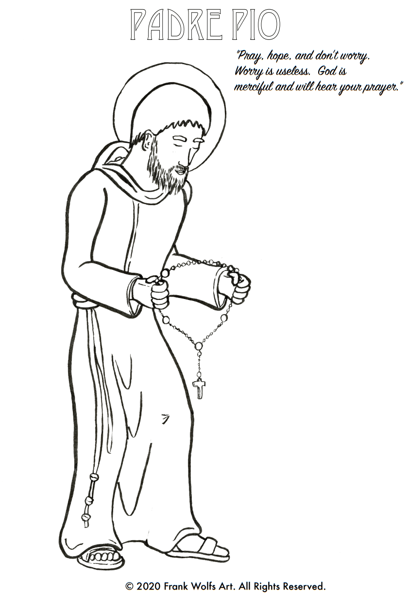 Slideshow catholic artist used quarantine time to illustrate the saints for kids