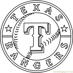 San diego padres logo coloring page for kids