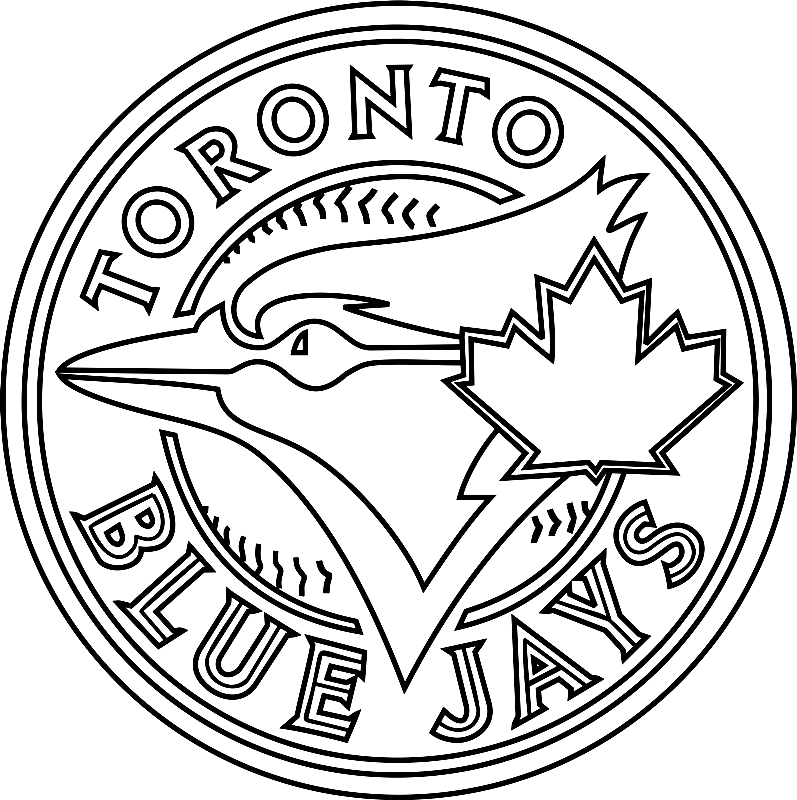 San diego padres logo coloring page