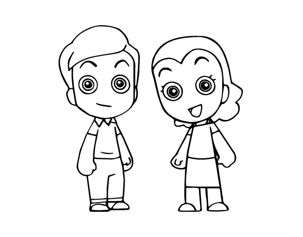 Parents coloring page
