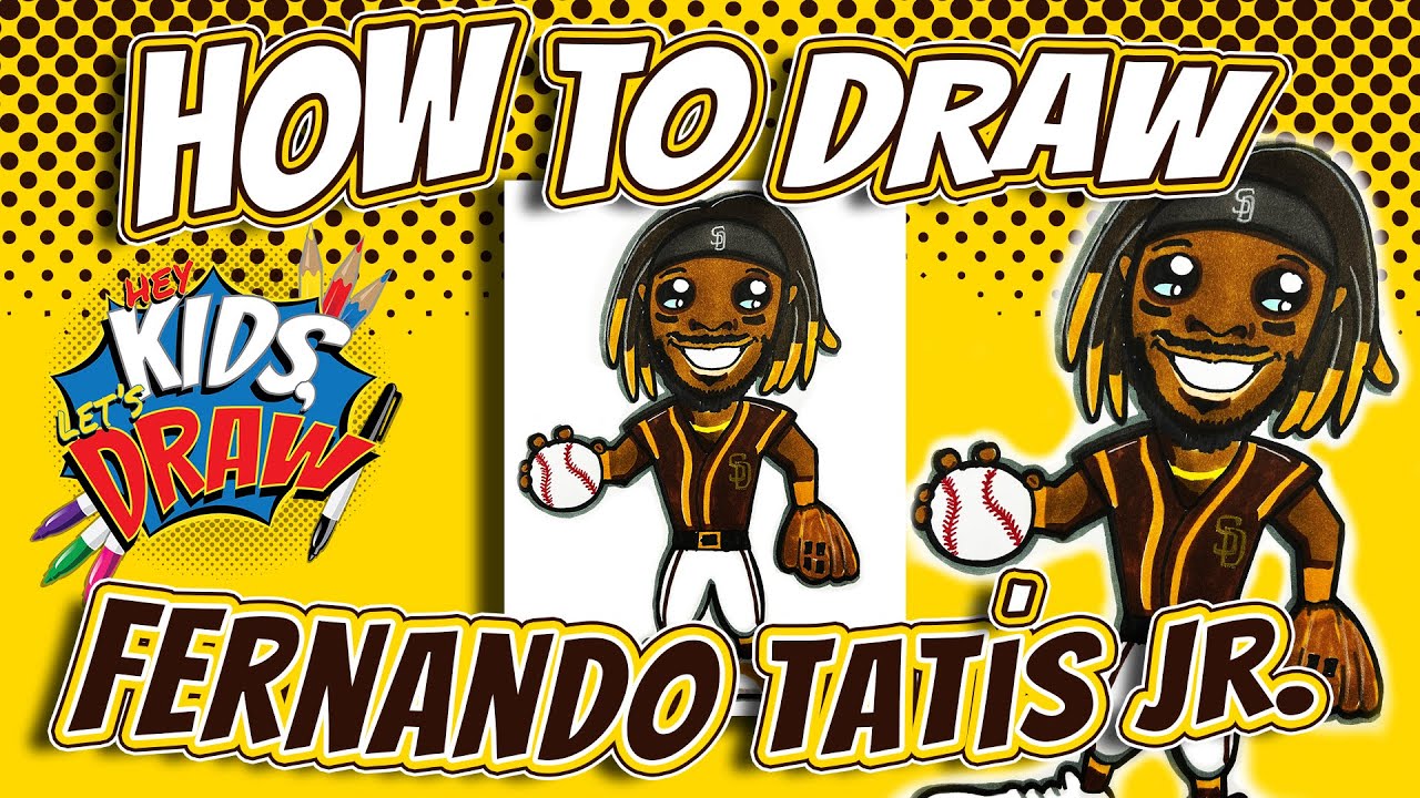 How to draw fernando tatãs jr for kids