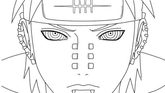 Pein lineart by myownphenomenon on
