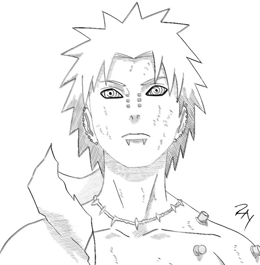 Ray on x if ever my heart had a face art artist artwork artsy painting drawing artoftheday fineart sketch sketchbook sketchbookpro artdesk portrait artstudio artistson digitalart naruto narutoshippuden anime fanart pain