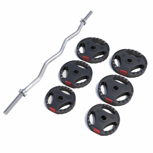 Levytankosarja kg vinyyli tri grip levypainot ez kulmatanko cm ã mm â katso tarjoukset