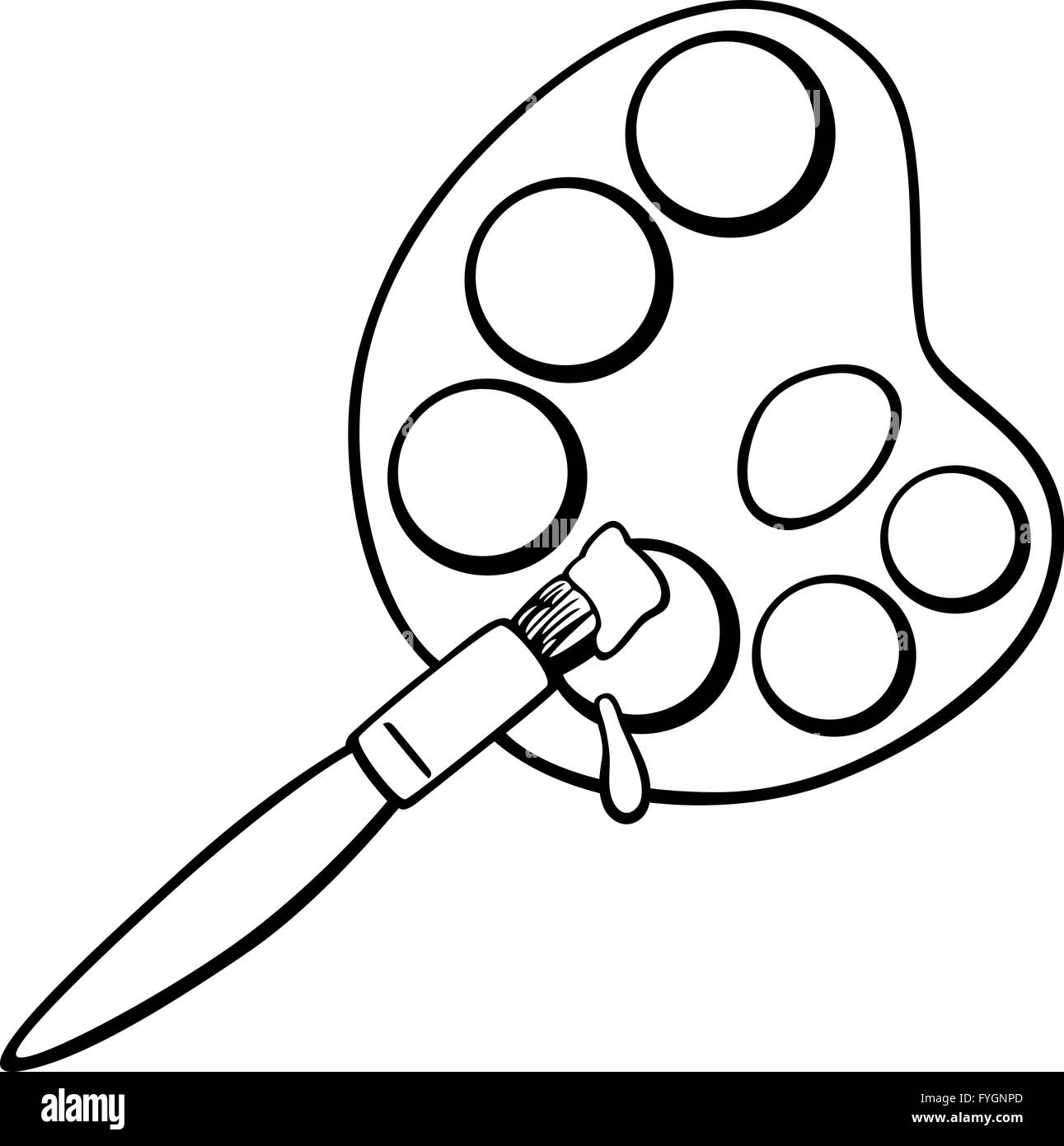 Artbrush painting black and white stock photos images
