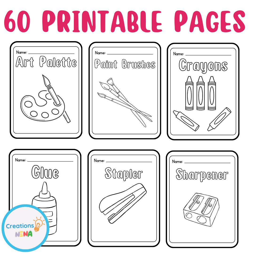 Back to school coloring pages for kids made by teachers