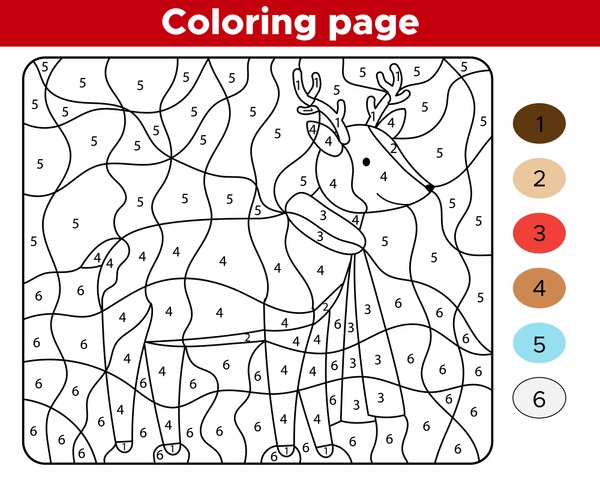 Thousand color by numbers christmas royalty