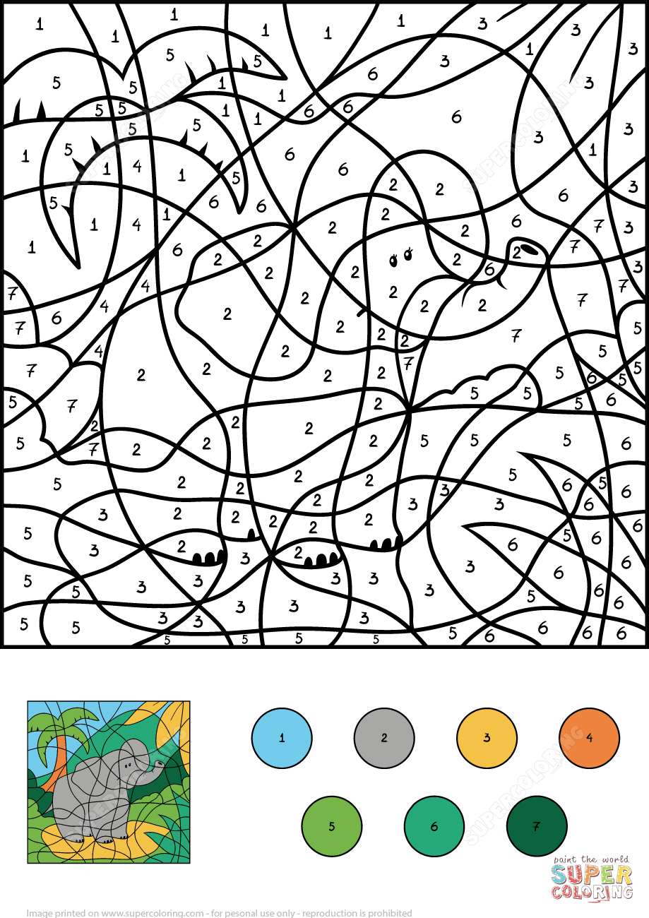 Printable color by numbers pages â stephens place