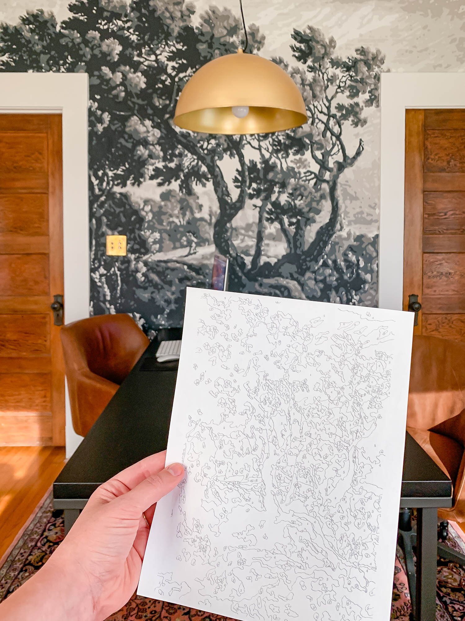 A free downloadable coloring page paint