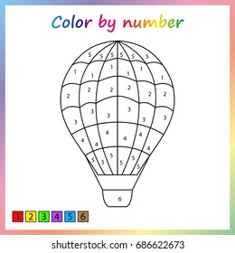 Worksheet education painting page color by stock vector royalty free