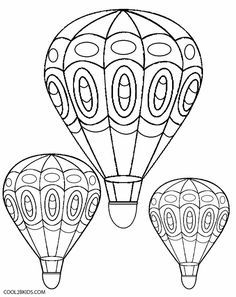 Printable hot air balloon coloring pages for kids coolbkids hot air balloon drawing coloring pages hot air balloon craft