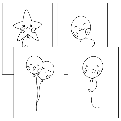 Hot air balloons coloring bundle coloring pages color by number dot to dot copy made by teachers