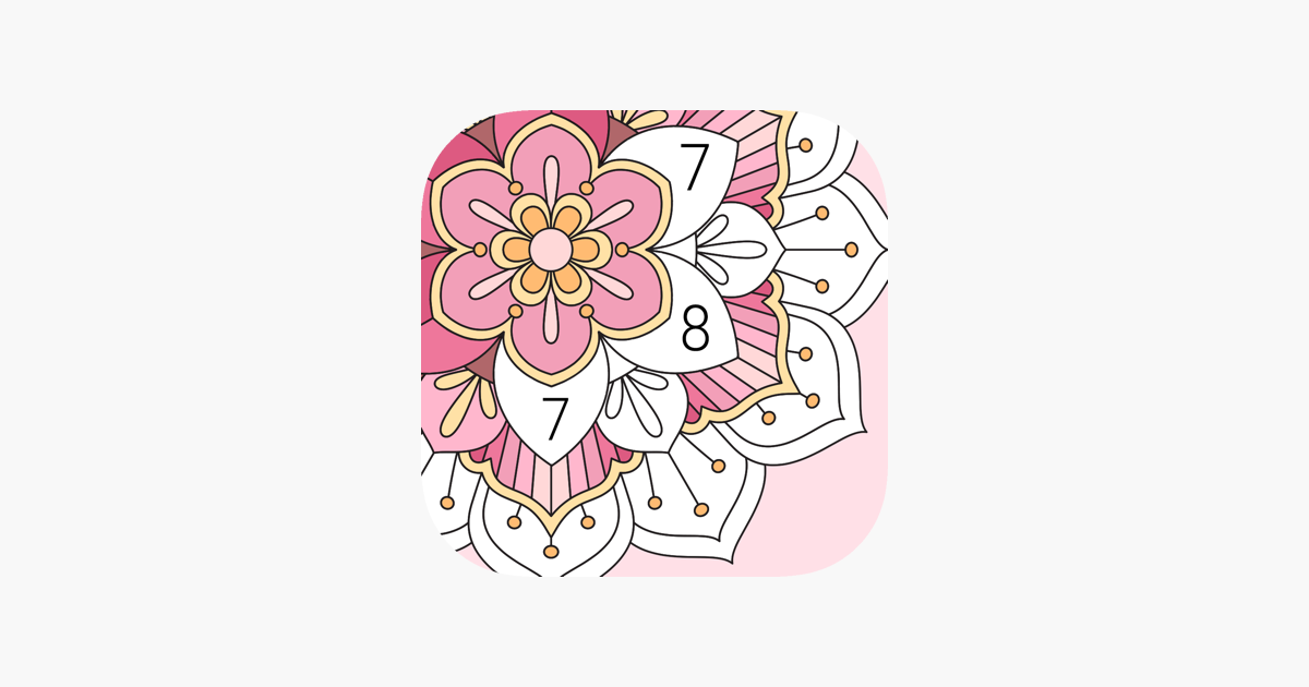 Color by number â mandala book on the app store