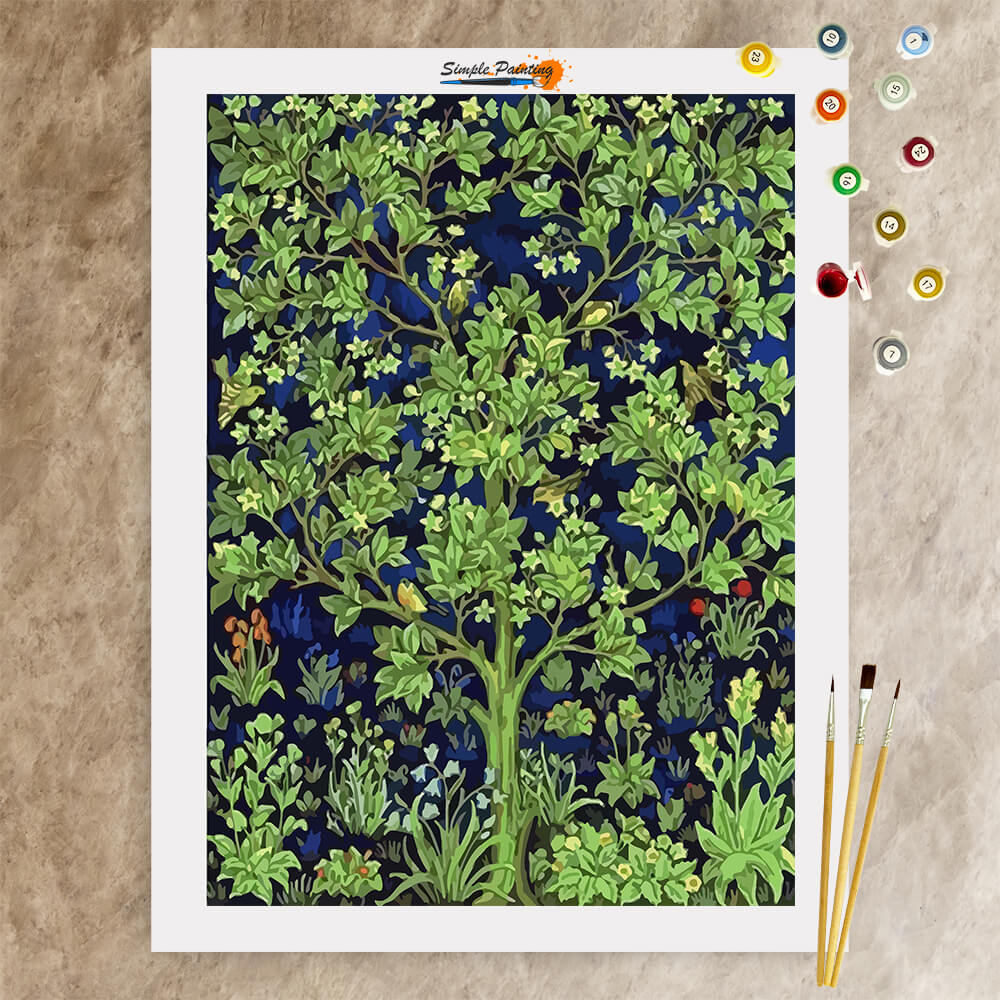 Tree of life paint by numbers kit simple painting