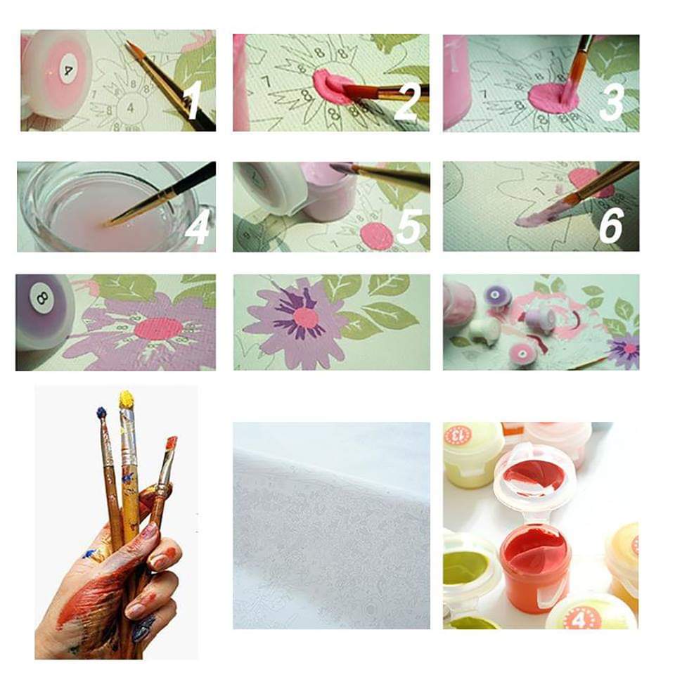 Diy painting by numbers