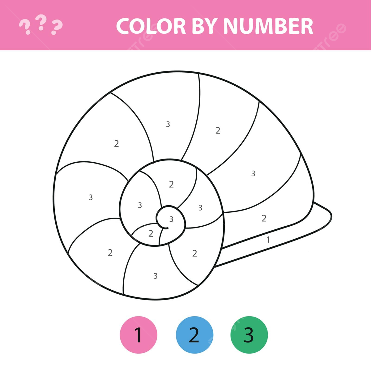 Explore marine life with paint by numbers an educational puzzle game and coloring book for kids vector swim number underwater png and vector with transparent background for free download