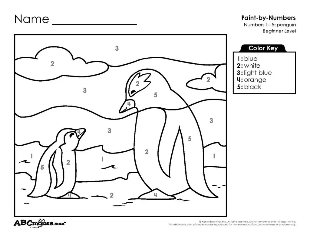 Winter coloring pages for kids