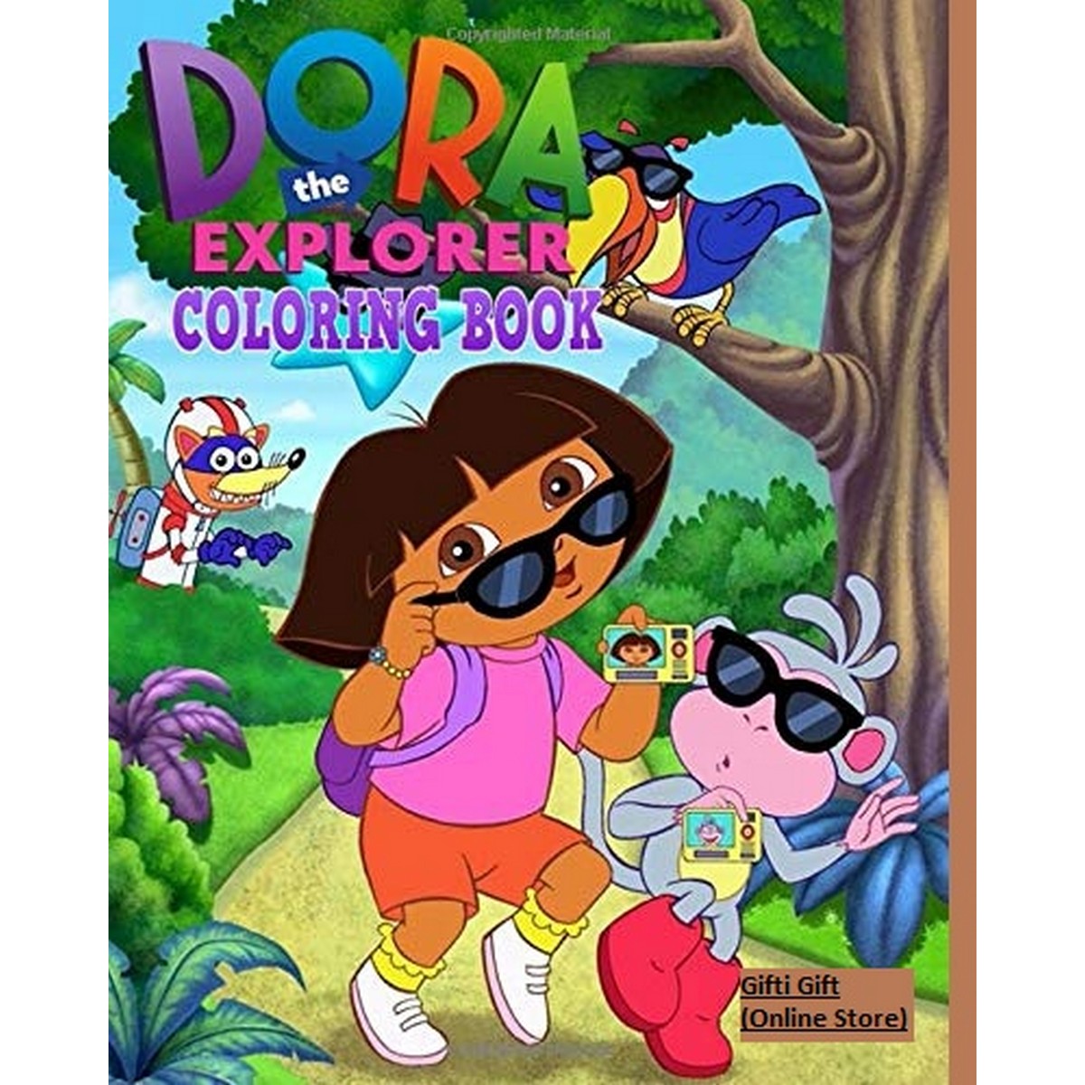Dora the explorer coloring book for coloring painting for kids