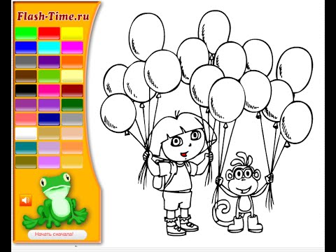 Dora coloring pages for kids