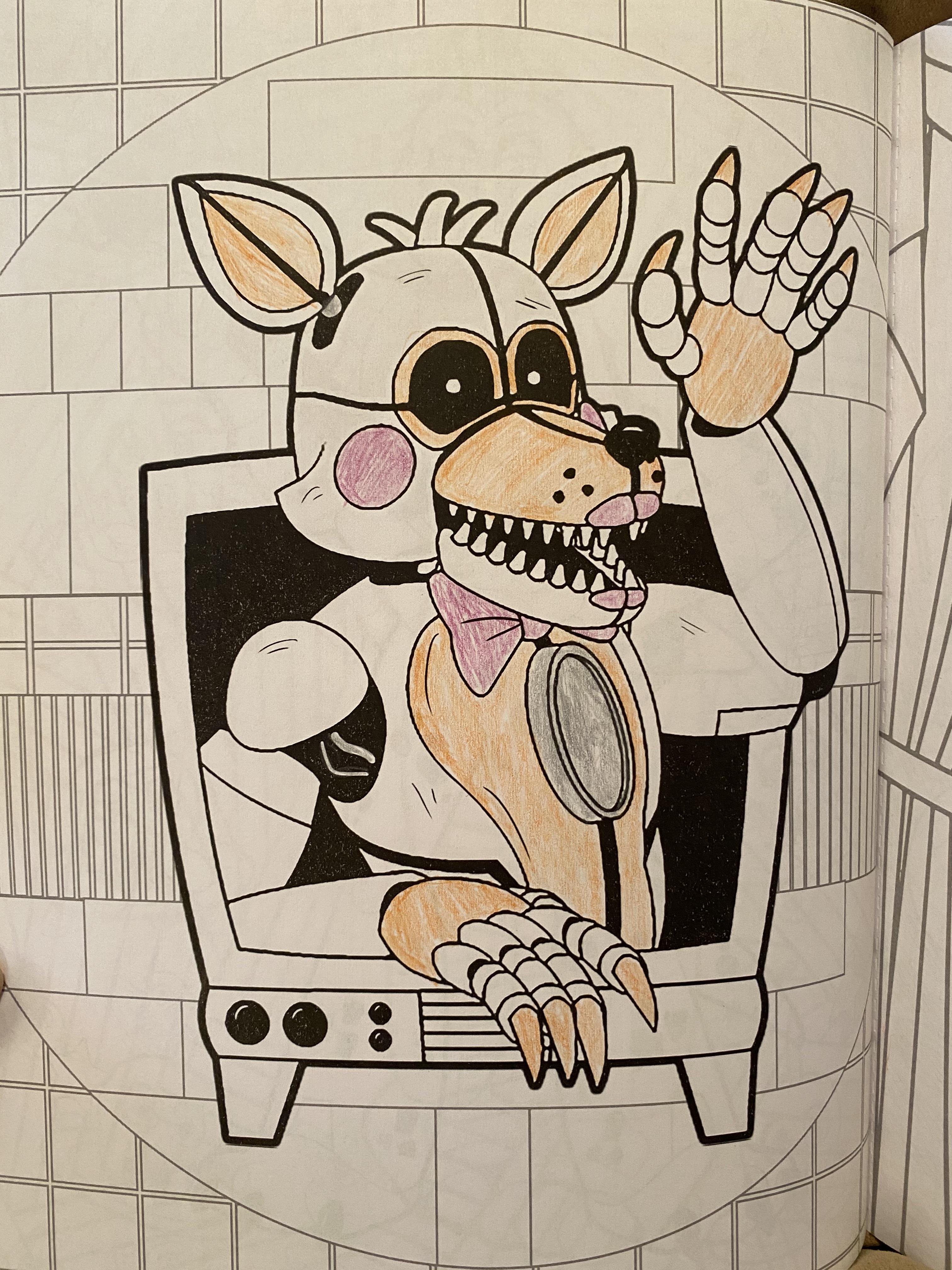 Im loving the new fnaf coloring book rfivenightsatfreddys