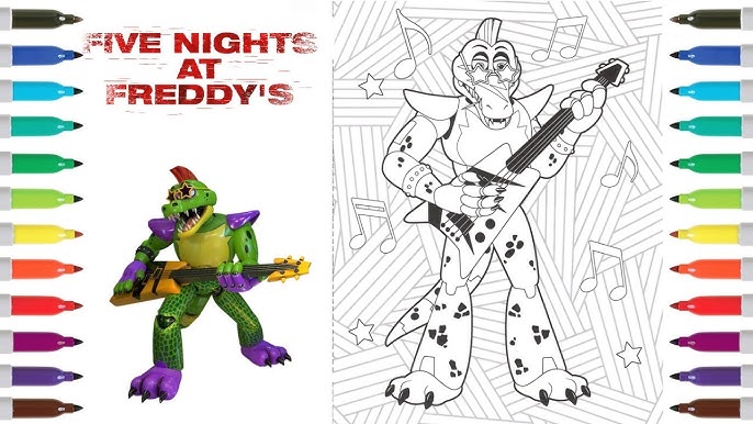 Coloring five nights at freddys ðð