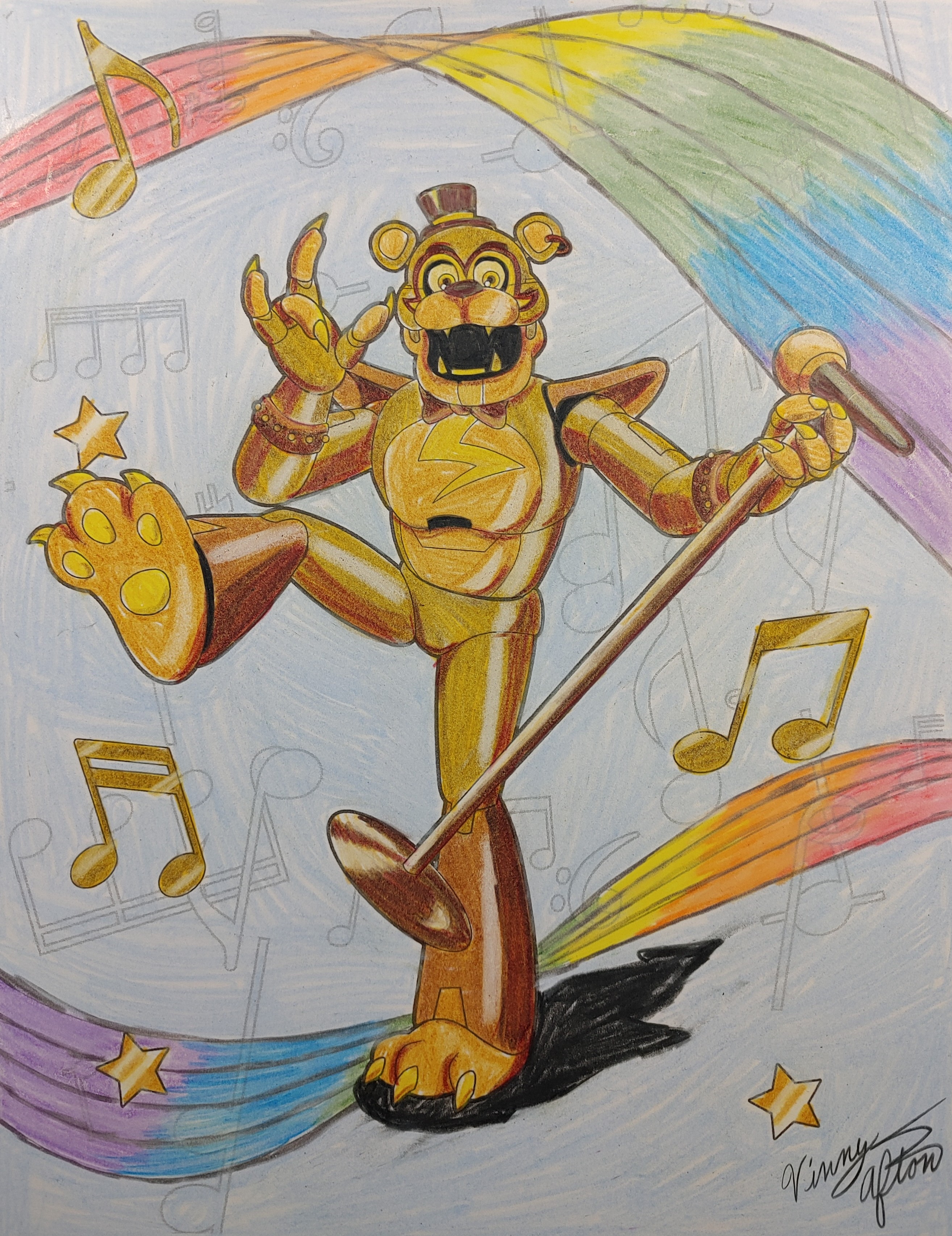 Hyperglamour freddycoloring book verread desc by vinnyafton on