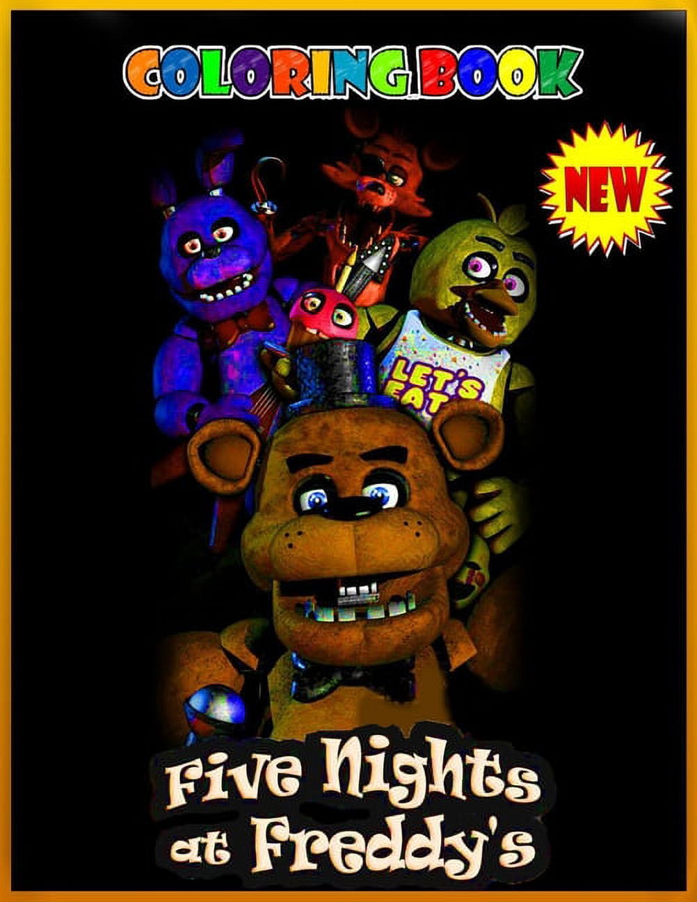 Five nights at freddys coloring book an enjoyment coloring book for kids