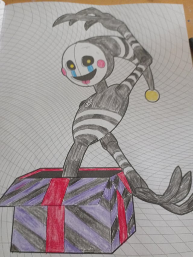 Recently got a fnaf coloring book for christmas so heres some pics i colored in rfivenightsatfreddys